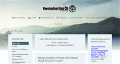 Desktop Screenshot of novofundlandklub.cz